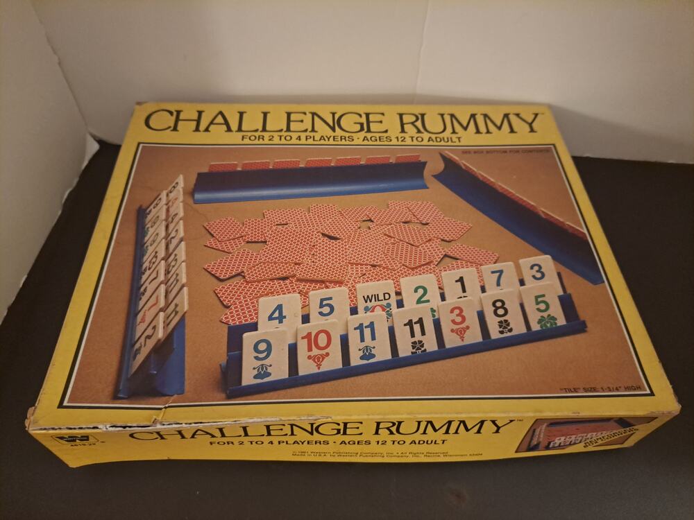 Challenge Rummy Game (Whitman, 1979) Ages 12+